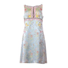Christian Lacroix  Multi-color Brocade with Embroidery & Embellishment Dress