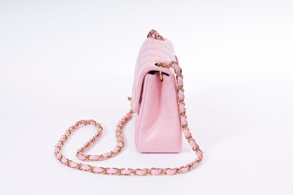 powder pink purse