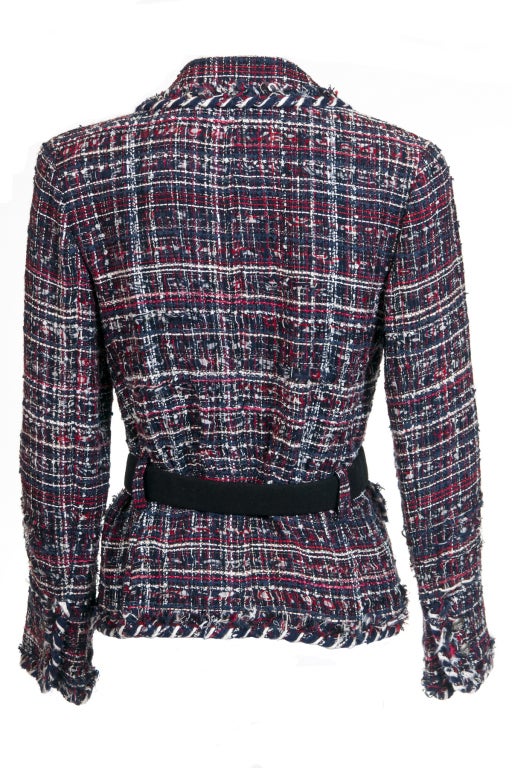 Chanel 08A Multi-colored Lesage Tweed Jacket In Excellent Condition In Hong Kong, Hong Kong