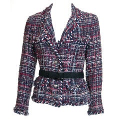 Chanel 08A Multi-colored Lesage Tweed Jacket