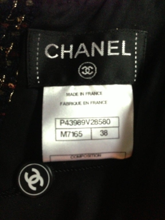 Chanel 2012A Paris Bombay Lesage Tweed Cropped Top 1