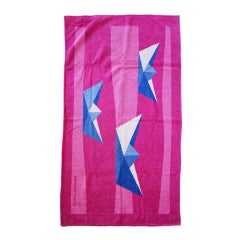 Retro 2005 Hermes Beach Towel with Crowns