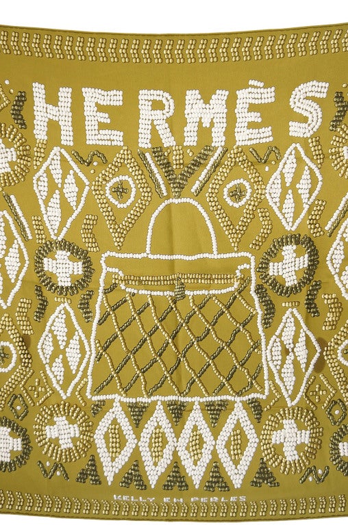 Women's 2010 Kelly en Perles on Vintage Silk