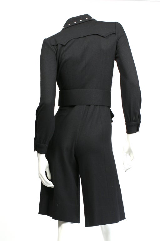 Women's MARION DIGNEY Black Studded Jumpsuit