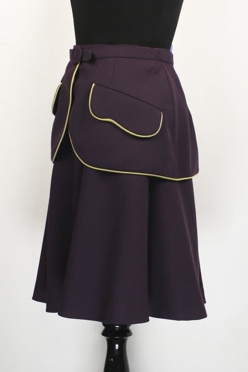 GIVENCHY COUTURE by John Galliano Two Piece Skirt