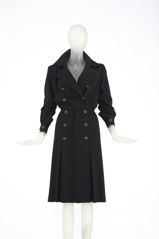 YVES SAINT LAURENT Double Breasted Menswear Dress