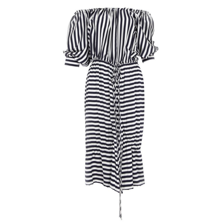 Moschino 2011 French stripe dress
