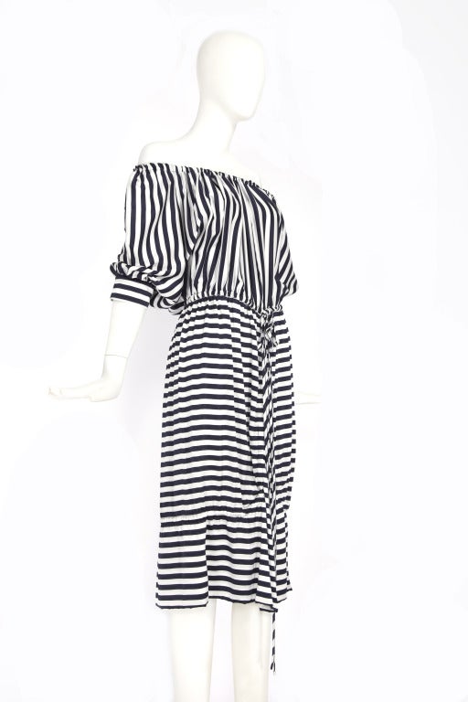 Women's Moschino 2011 French stripe dress