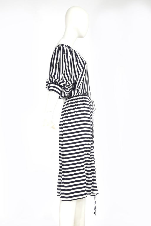 Moschino 2011 French stripe dress 1