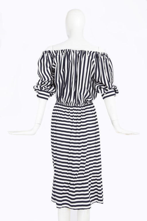 Moschino 2011 French stripe dress 2