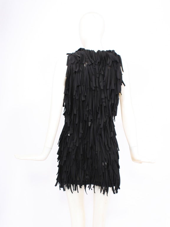 UNDERCOVER Japan Avant-Garde Fringe Dress In Excellent Condition For Sale In New York, NY