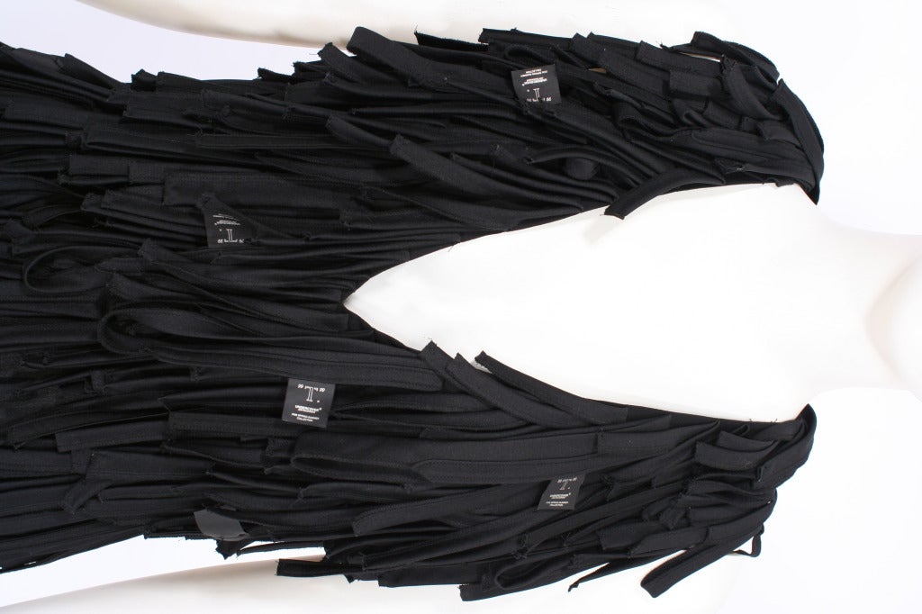 Women's UNDERCOVER Japan Avant-Garde Fringe Dress For Sale