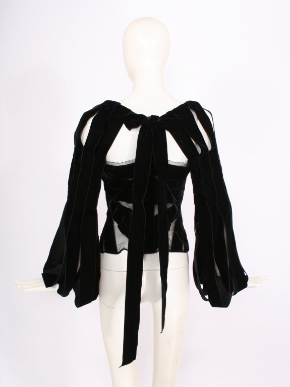 YVES SAINT LAURENT by Tom Ford Iconic Corset Top For Sale 3