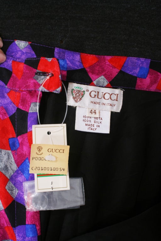 Women's GUCCI Silk Pants Deadstock For Sale