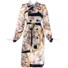TAO / Comme des Garcons Nautical Silk Trench Coat