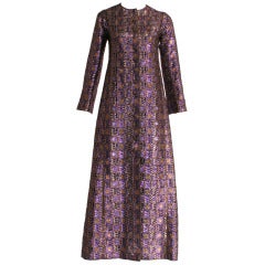 Yves Saint Laurent Haute Couture Caftan Coat Dress #26440