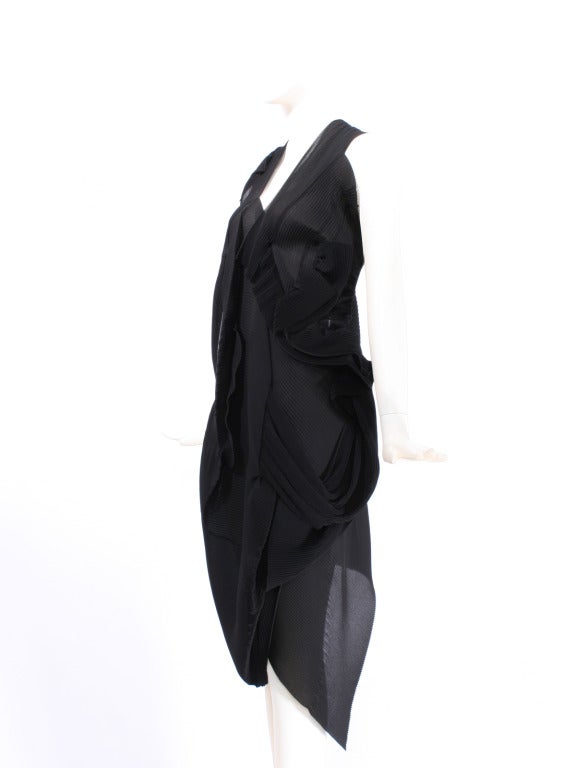 Women's Comme des Garcons by Junya Watanabe Open Back Black Avant Garde Dress