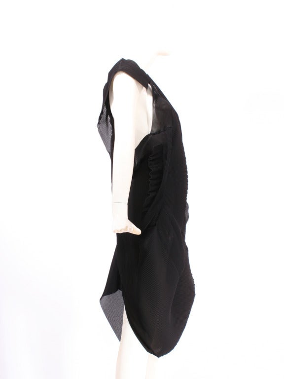 Comme des Garcons by Junya Watanabe Open Back Black Avant Garde Dress 1