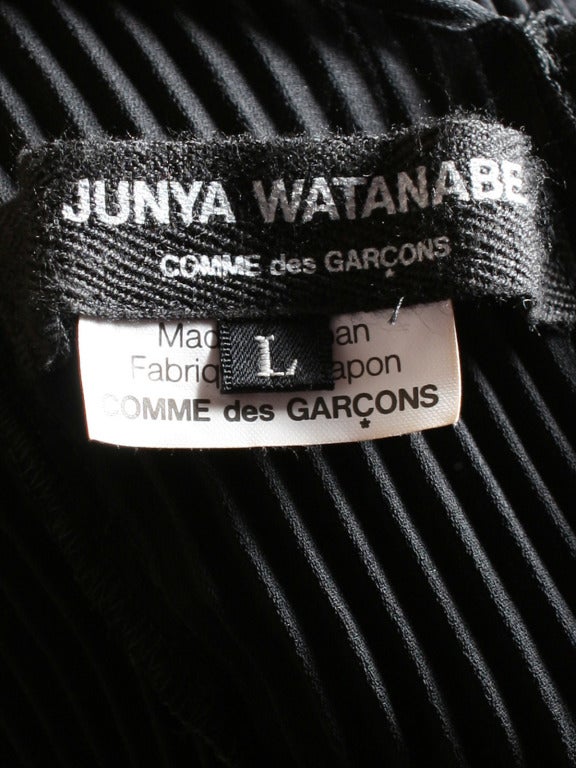 Comme des Garcons by Junya Watanabe Open Back Black Avant Garde Dress 5