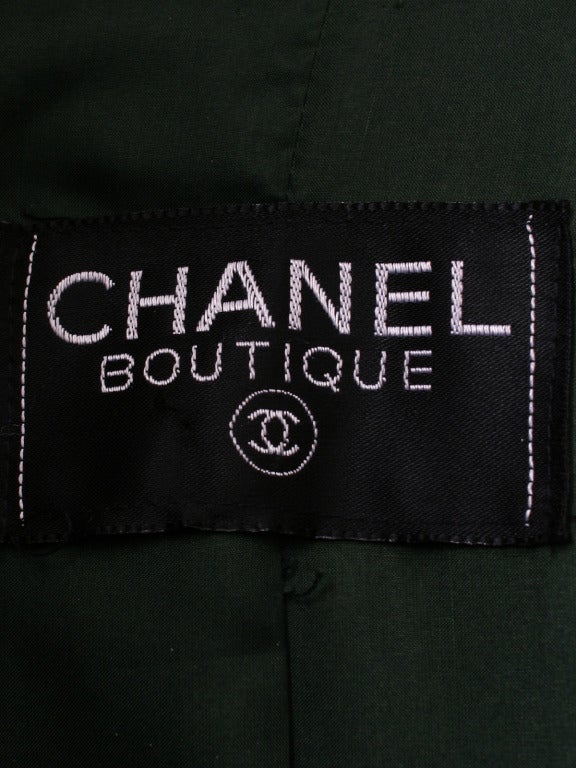 CHANEL Loden Military Coat 3