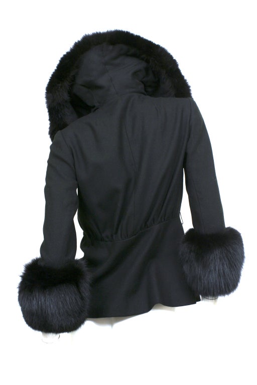 Women's JOHN ANTHONY Fox Fur Jacket For Sale