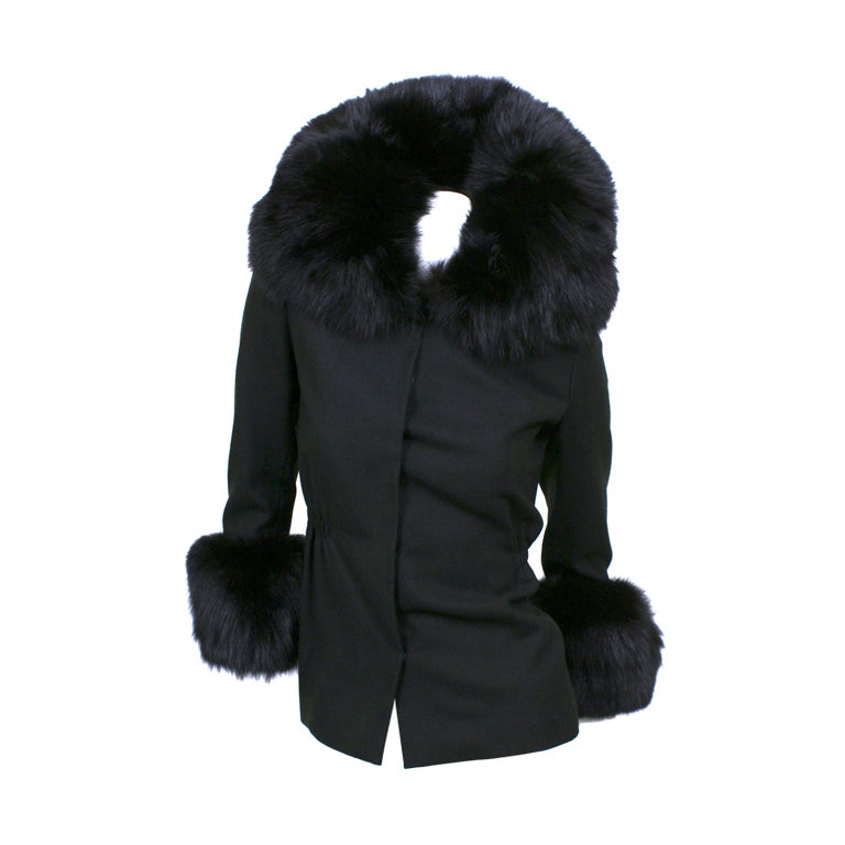 JOHN ANTHONY Fox Fur Jacket For Sale