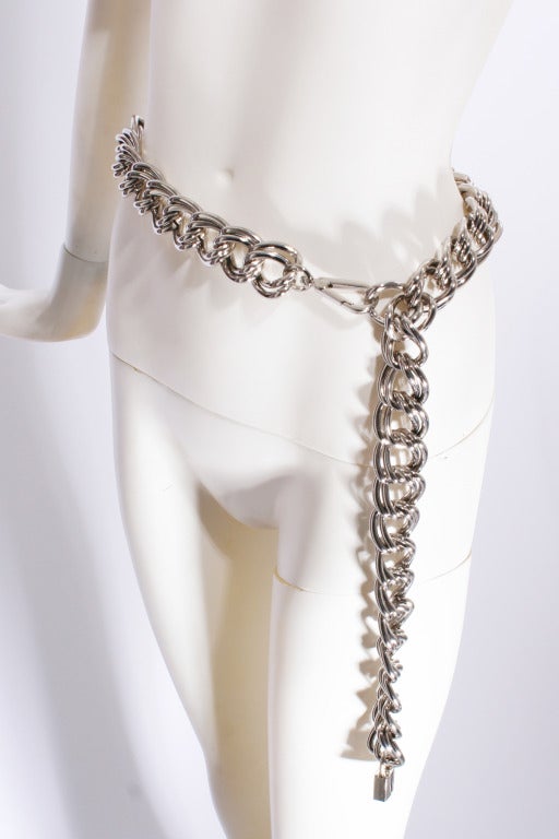 Women's Moschino Chain Link Belt- New For Sale