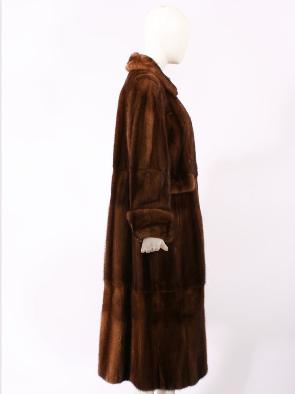 J. Mendel Full Length Mink Coat In Excellent Condition For Sale In New York, NY