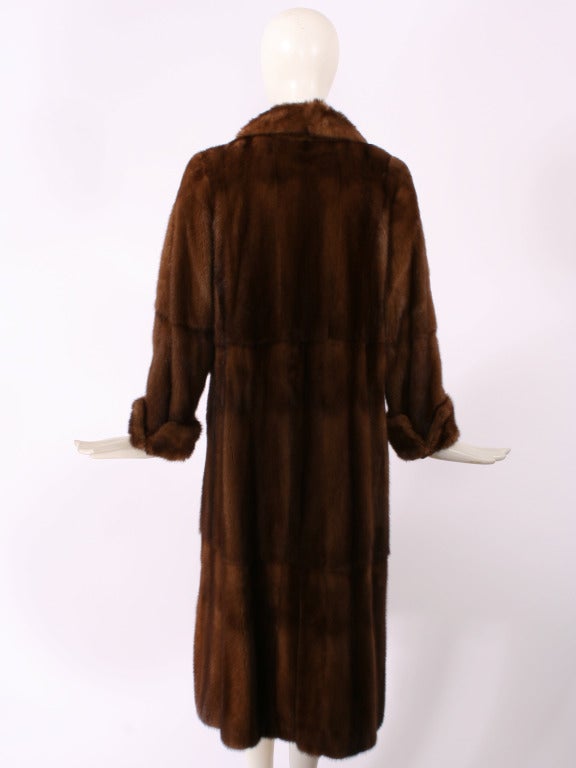 Women's J. Mendel Full Length Mink Coat For Sale