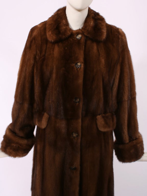 J. Mendel Full Length Mink Coat For Sale 1