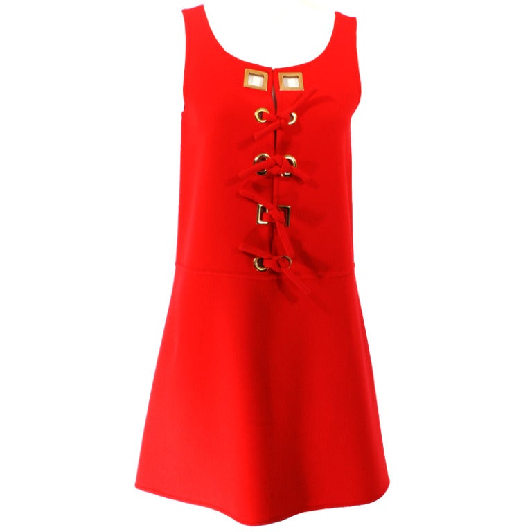 Laura Biagiotti Red Mod Dress