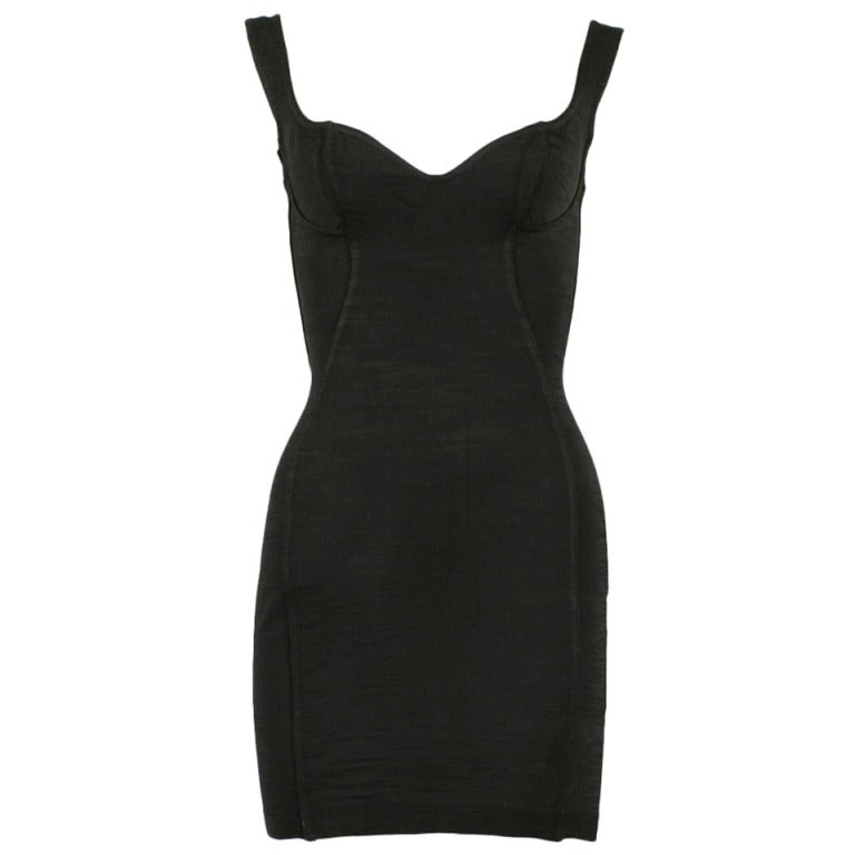 Alaia Sexy 1990's Little Black Dress