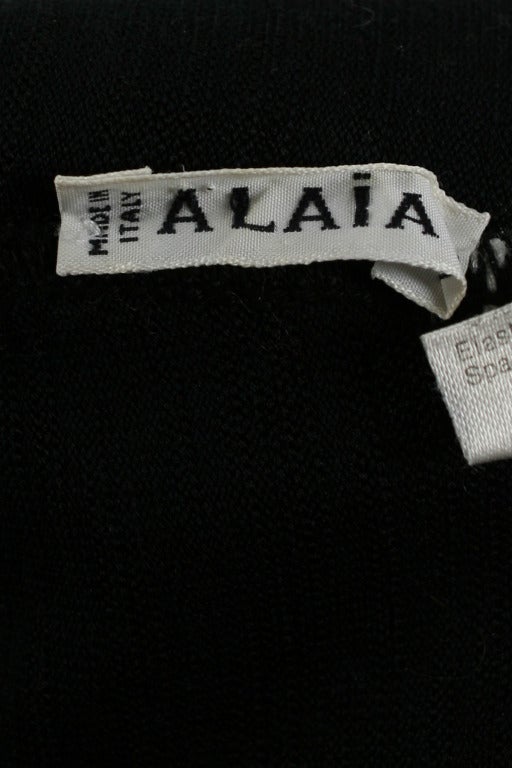 Alaia Sexy 1990's Little Black Dress 4