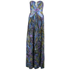 Used Juliana Lazzaro "Art in Motion" Hand-Painted Dress