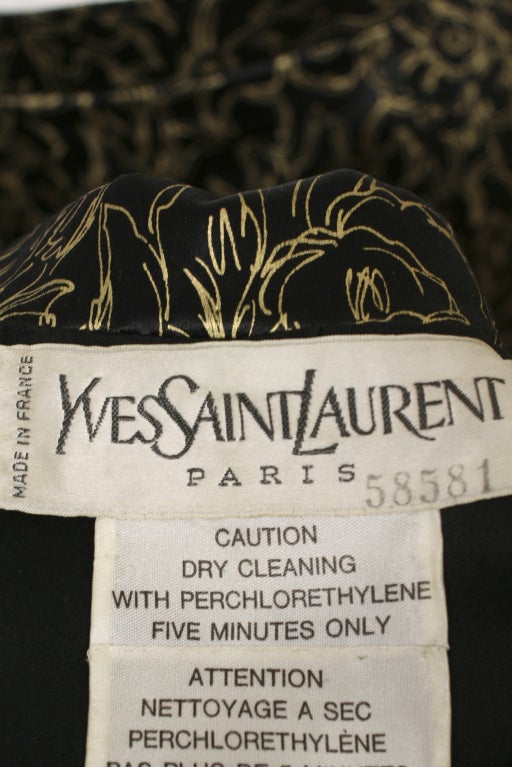 YVES SAINT LAURENT Haute Couture Ensemble #58581 For Sale 3