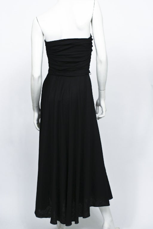 RALPH LAUREN Strapless Black Dress 1