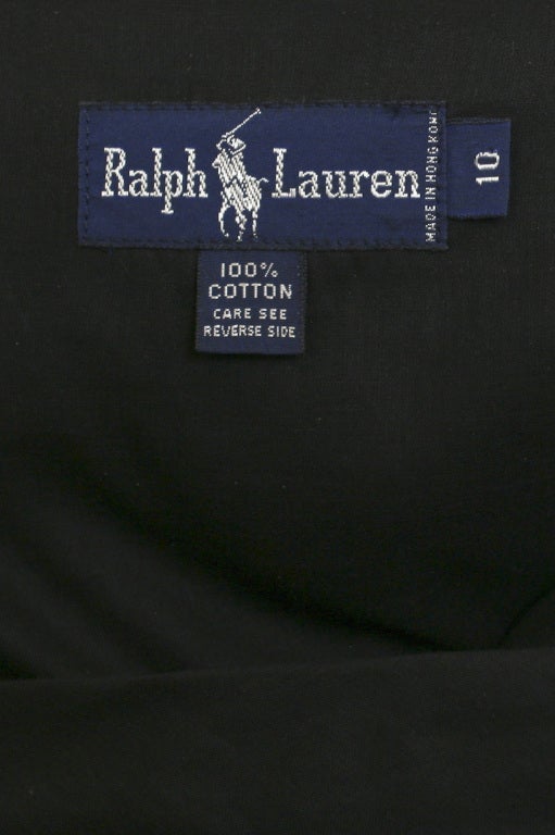 RALPH LAUREN Strapless Black Dress 2