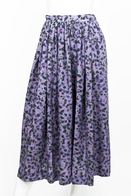 high waisted floral skirts