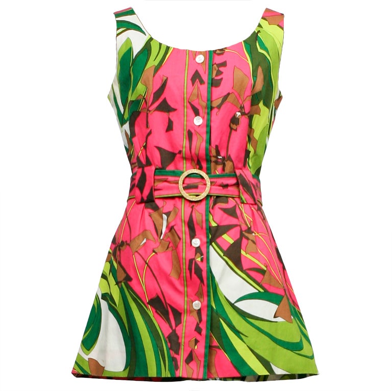 EMILIO PUCCI Pink Dress and Swimsuit Set For Sale at 1stDibs