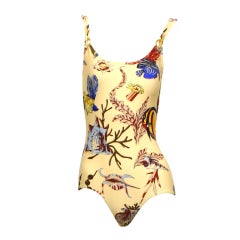 HERMES Gold Toggle Swimsuit For Sale at 1stDibs