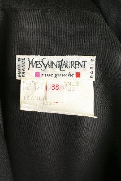 Yves Saint Laurent Le Smoking Jumpsuit For Sale at 1stDibs
