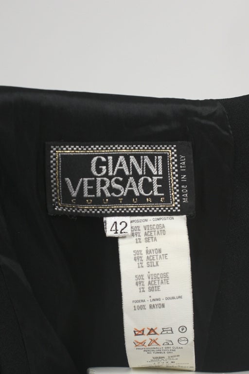 rare GIANNI VERSACE COUTURE Safety Pin dress For Sale 3