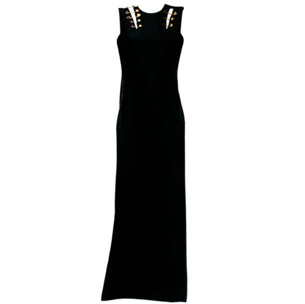 rare GIANNI VERSACE COUTURE Safety Pin dress For Sale at 1stDibs ...
