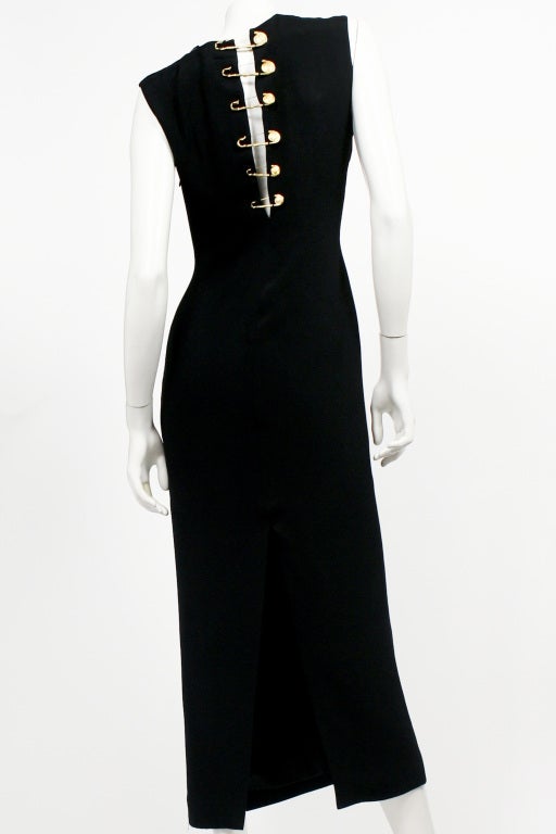 gianni versace safety pin dress