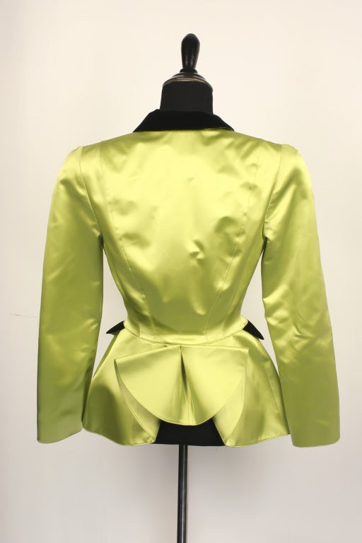 THIERRY MUGLER Jacket with Bustle In Excellent Condition For Sale In New York, NY