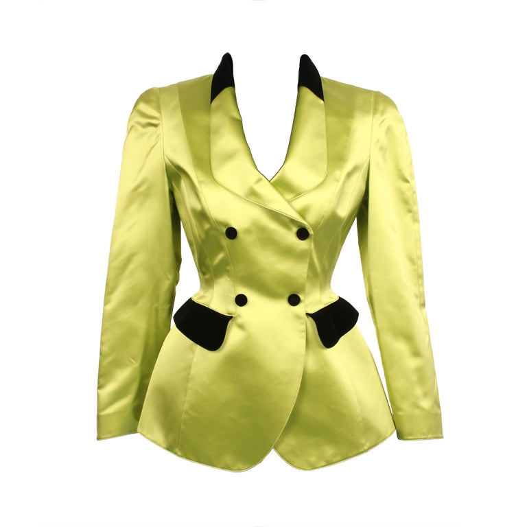 THIERRY MUGLER Jacket with Bustle For Sale