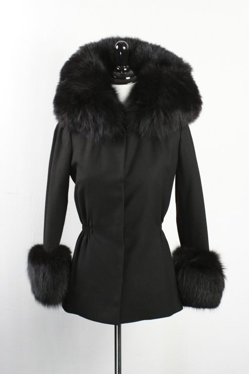 JOHN ANTHONY Fox Fur Jacket For Sale 1