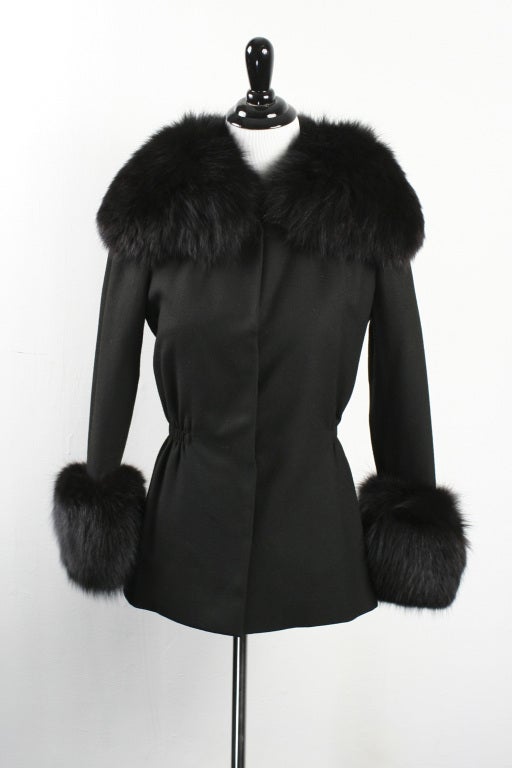 JOHN ANTHONY Fox Fur Jacket For Sale 2