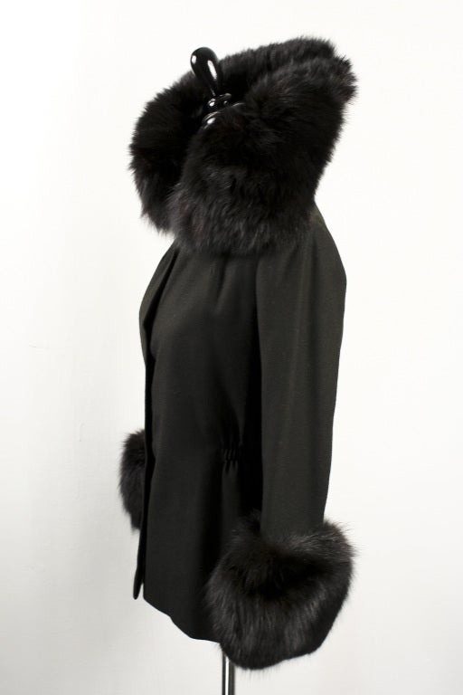 JOHN ANTHONY Fox Fur Jacket For Sale 3