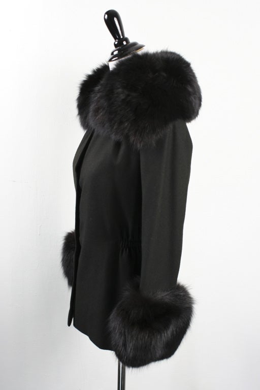 JOHN ANTHONY Fox Fur Jacket For Sale 4